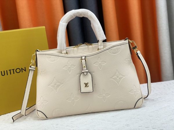 Louis Vuitton Trianon MM PM M46503 Cream White