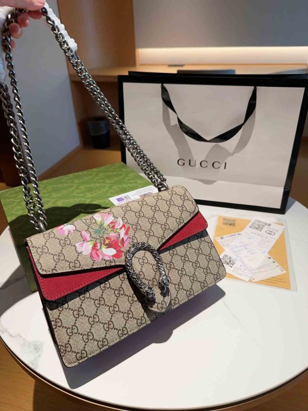 Gucci Dionysus Small 400249 GG Blooms Shoulder Bag A259026