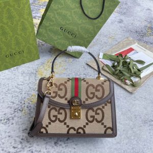 Gucci Jumbo GG Small ophidia Top Handle Bag 651055 1