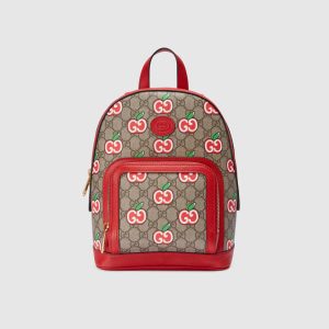 Gucci GG Apple 601296 Small Backpack A856003 Red