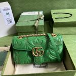 Gucci Adidas Marmont Green Chain Bag