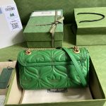 Gucci Adidas Marmont Green Chain Bag