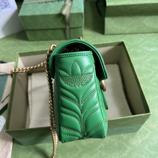 Gucci Adidas Marmont Green Chain Bag