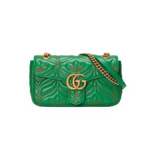 Gucci Adidas Marmont Green Chain Bag