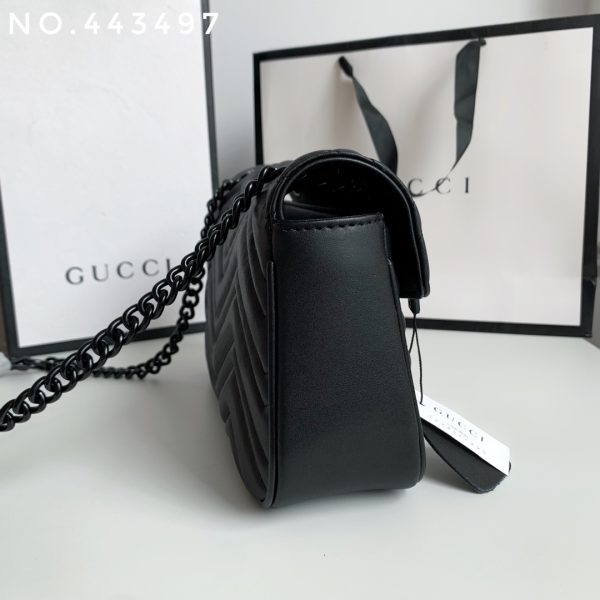 Gucci Marmont Chain Bag Black 446744