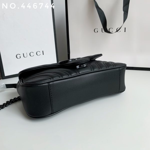 Gucci Marmont Chain Bag Black 446744