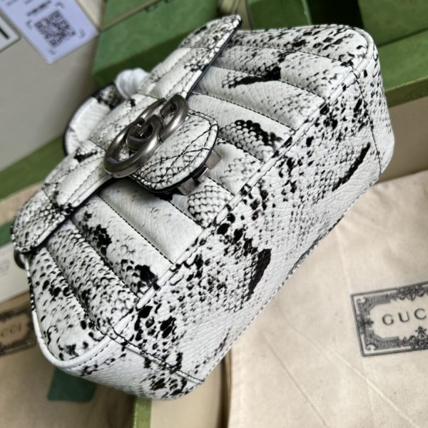 Gucci Marmont Python Tophandle Bag