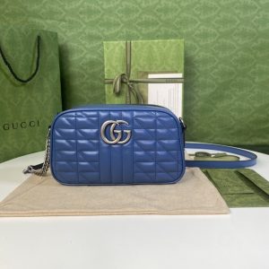 Gucci Camera Sky Blue Chain Shoulder Bag 2