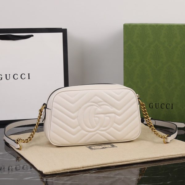 Gucci Marmont 447632 White Handbag