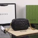 Gucci Marmont 448065 Black Handbag