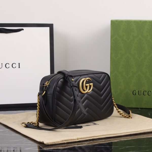 Gucci Marmont 448065 Black Handbag