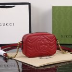 Gucci Marmont 448065 Red Handbag