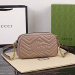 Gucci Marmont Nude Pink 448065 Handbag