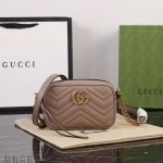 Gucci Marmont Nude Pink 448065 Handbag