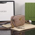 Gucci Marmont Nude Pink 448065 Handbag