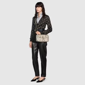 Gucci Marmont Python Chain Bag 9