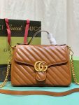 Gucci GG Marmont Brown Top Handle Bag 547260