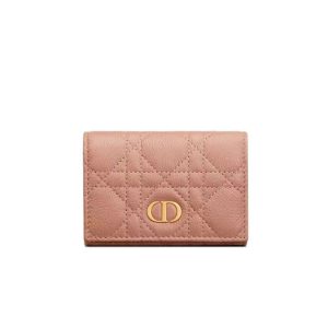 Dior Leather Short Wallet Women