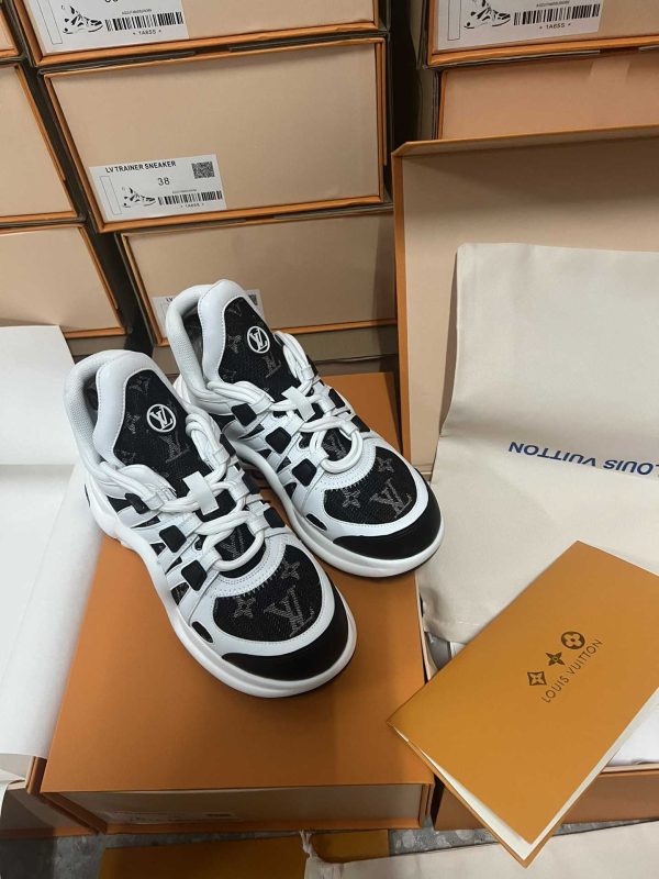 Louis Vuitton Archlight Denim Monogram Sneaker Black