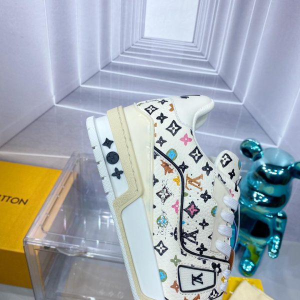 Louis Vuitton Trainer Monogram White Sneaker Low