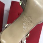 Valentino Garavani Leather Women Rockstud Heels Shoes Nude