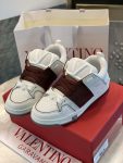 Valentino Open Skate Women Men Sneaker Bordeaux Red