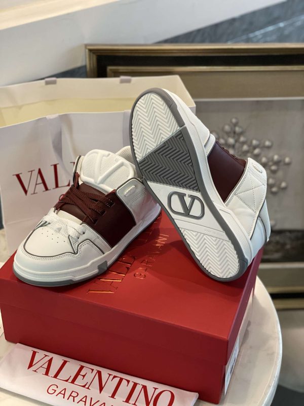 Valentino Open Skate Women Men Sneaker Bordeaux Red