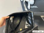 Chanel 22 Black Leather Golden Shoulder bag Handbag 3sizes