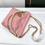 Chanel 22 Pink Leather Golden Shoulder bag Handbag 3sizes