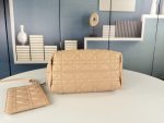 DIOR Toujours Beige Tote Leather Cream Women