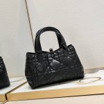 DIOR Toujours Black Tote Leather Women