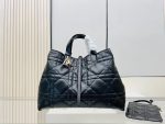 DIOR Toujours Black Tote Leather Women