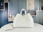 DIOR Toujours White Tote Leather Women