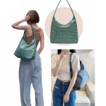 Goyard Boheme Hobo Grey Green Blue 2 Colors