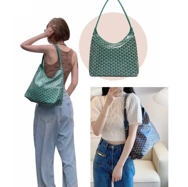 Goyard Boheme Hobo Grey Green Blue 2 Colors