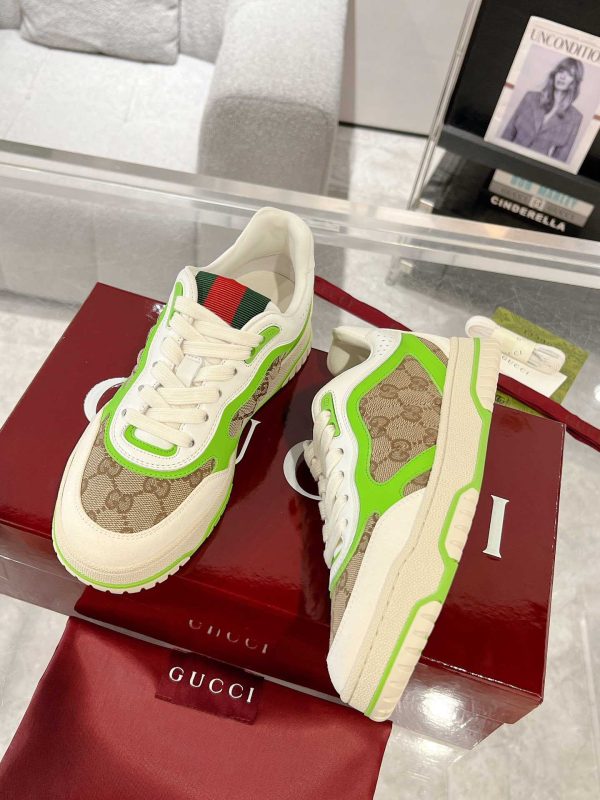 Gucci ReWeb GG Sneaker Women Men Green