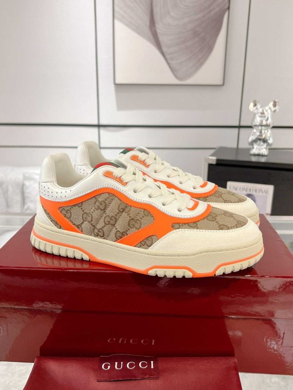 Gucci ReWeb GG Sneaker Women Men Orange