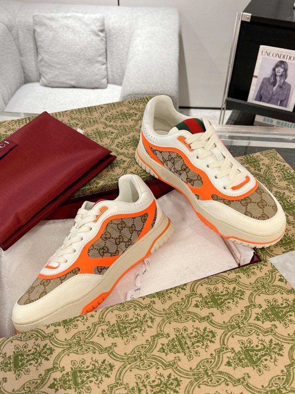 Gucci ReWeb GG Sneaker Women Men Orange