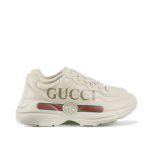 Gucci Rhyton Vintage Trainer Sneaker GG Logo Red Green