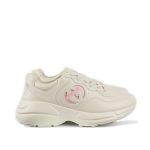 Gucci Rhyton Vintage Trainer White Sneaker Pink GG Logo