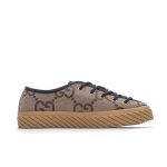 Gucci Tennis GG Print Jacquard Shoes Women Men