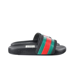 Gucci Web Slide Men Women Sandal Green Red