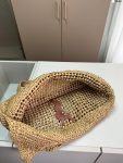 Saint Laurent YSL Raffia Icare Maxi Shopping Bag Straw Nature