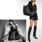 Saint Laurent YSL Women Icare Maxi Shopping Bag Quilted Leather Black 3 Sizes