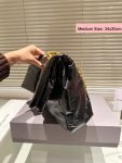 Balenciaga Monaco Black Leather Medium Chain Bag  3 Sizes