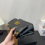 Balenciaga Monaco Black Leather Medium Chain Bag  3 Sizes