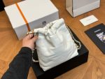 Chanel 22 White Leather Golden Shoulder bag Handbag 3sizes