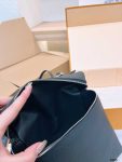 Loro Piana Extra Pocket L23.5 Leather Backpack Black White Grey