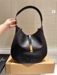 Ralph Lauren Polo ID Large Hobo Bag Black Brown