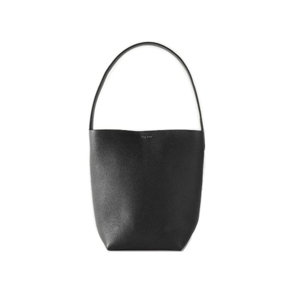 The Row NS Park Tote Leather Black 2 Sizes